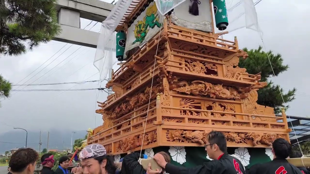 【西条まつり2025】恵美須神社祭礼2025 久保だんじり(石岡神社〜氷見久保集会所)11/9