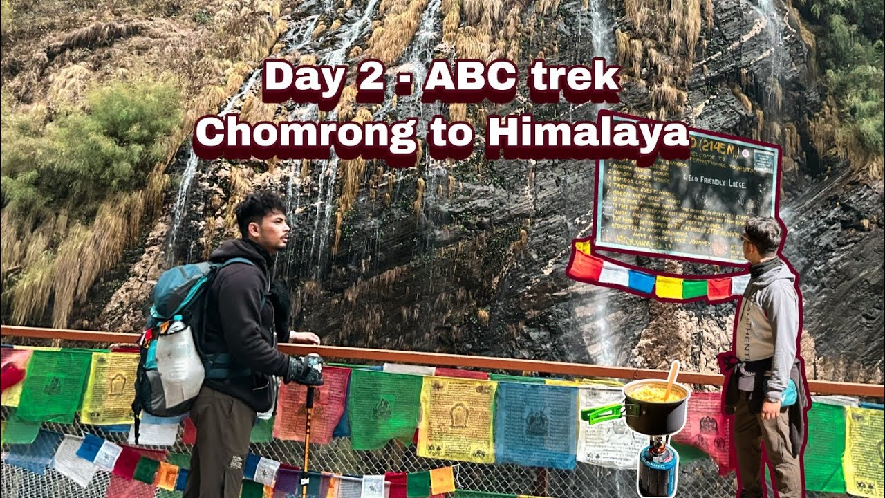 Chomrong to Himalaya Trek 🥾 |  Day-2 | ABC Trek 🇳🇵 | Part-4 | Nepal Vlog