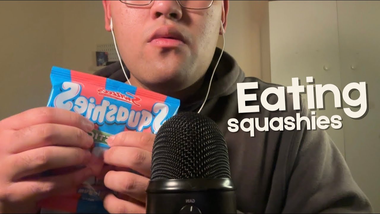ASMR Eating Squashies 🍬 Soft & Chewy Candy Sounds (No Talking)