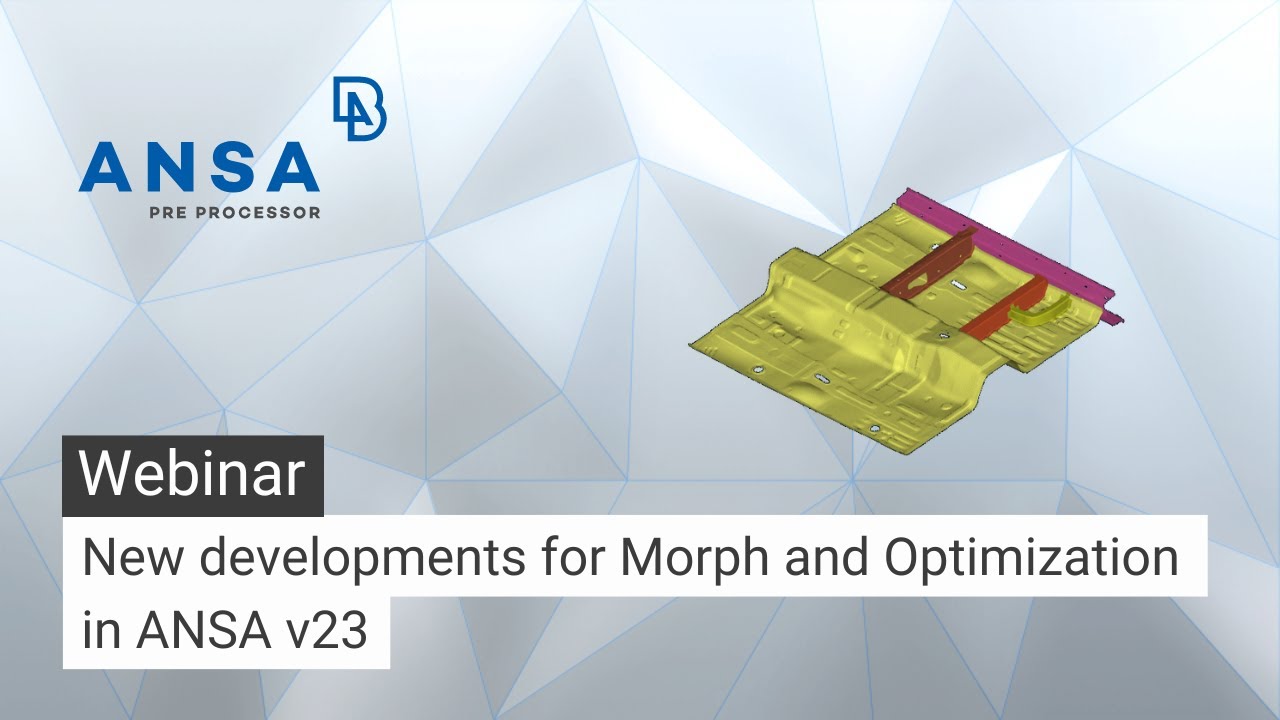 New developments for Morph and Optimization in ANSA v23