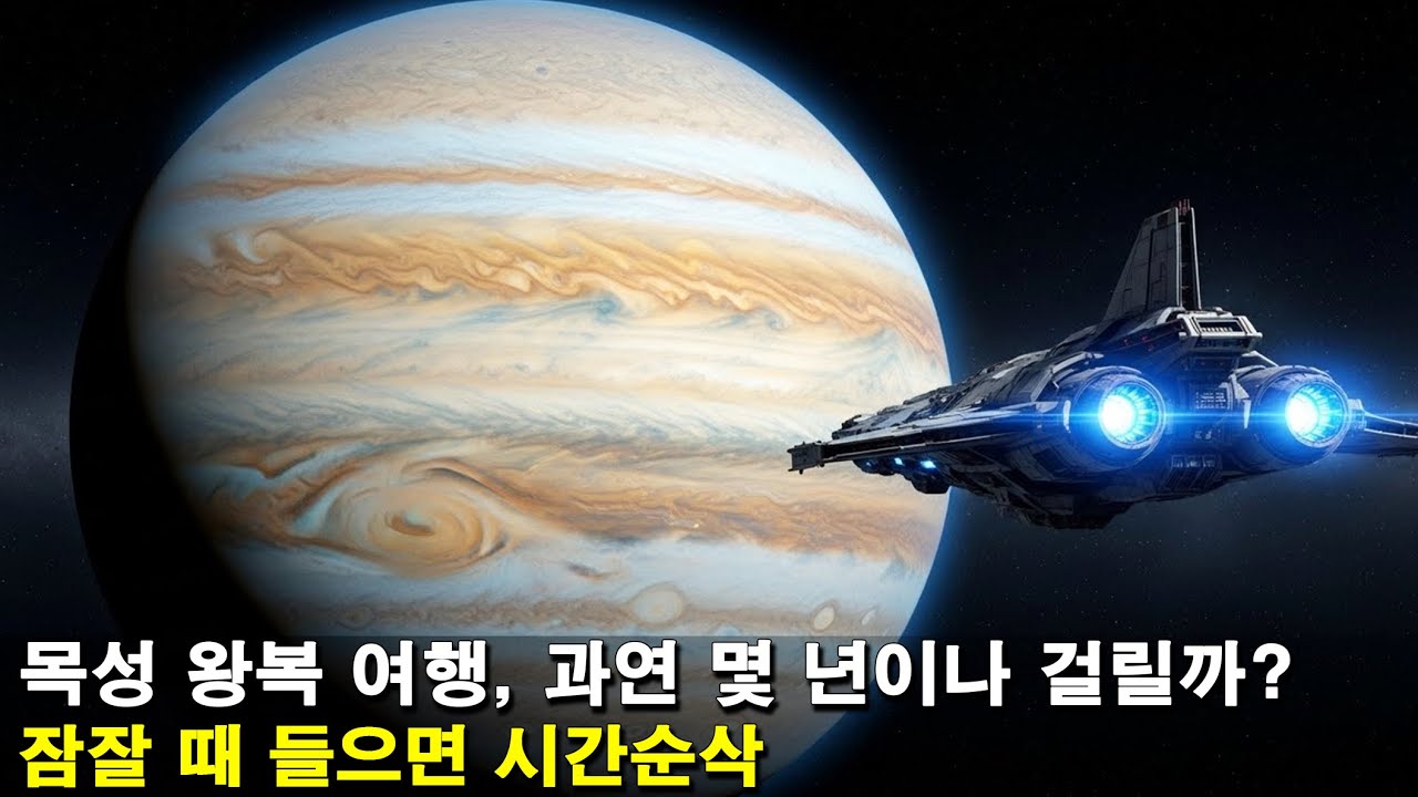 [수면다큐]《목성까지 왕복하는 데 실제로 얼마나 걸릴까요?》잠잘 때 들으면 시간순삭!