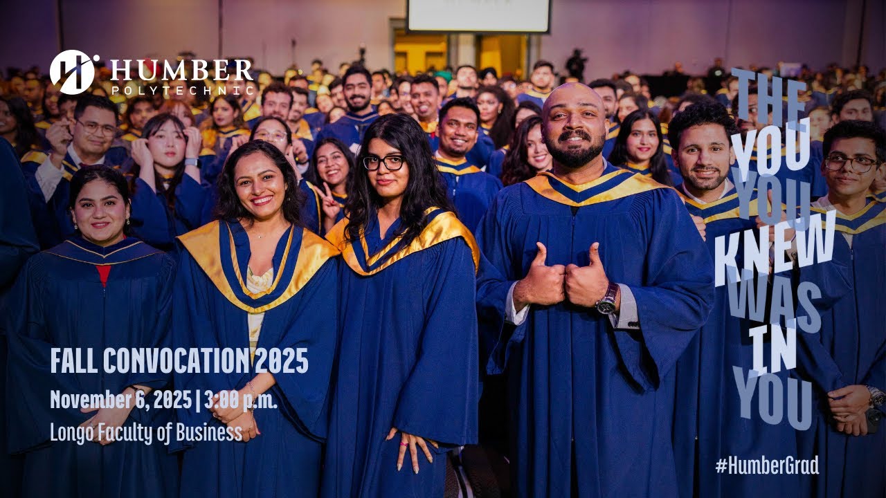 #HumberGrad Fall 2025 | Ceremony 2 of 5 | November 6  at 3 p.m.