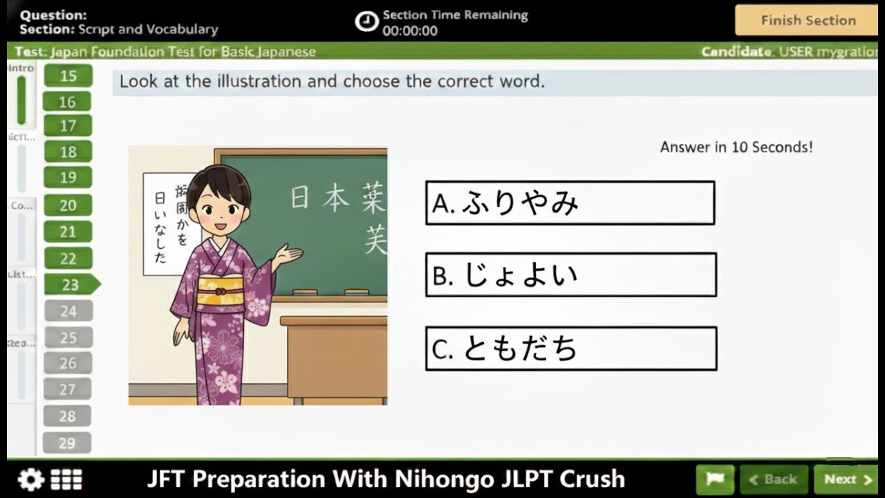 JFT Basic A2 Listening Sample Test with Answers | JFT Listening Practice