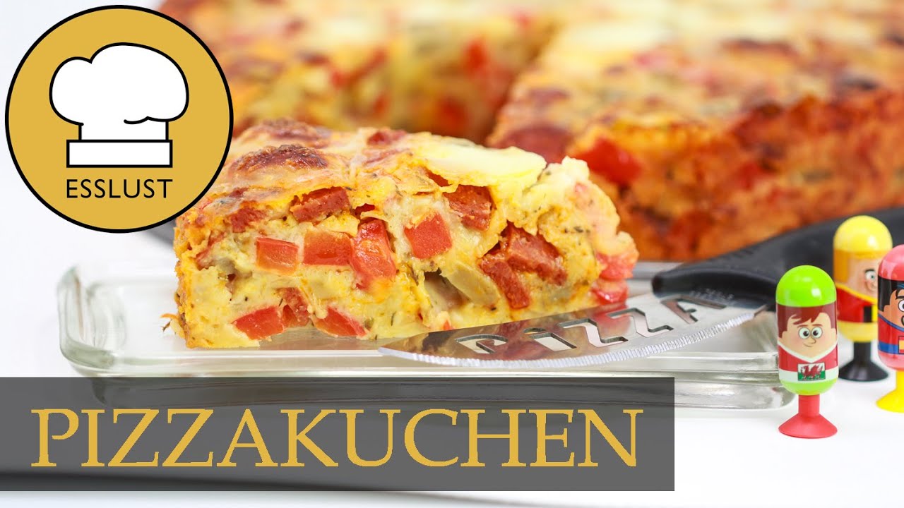 PIZZAKUCHEN - leckerer Snack (nicht nur) zur Fu&szlig;ball-EM