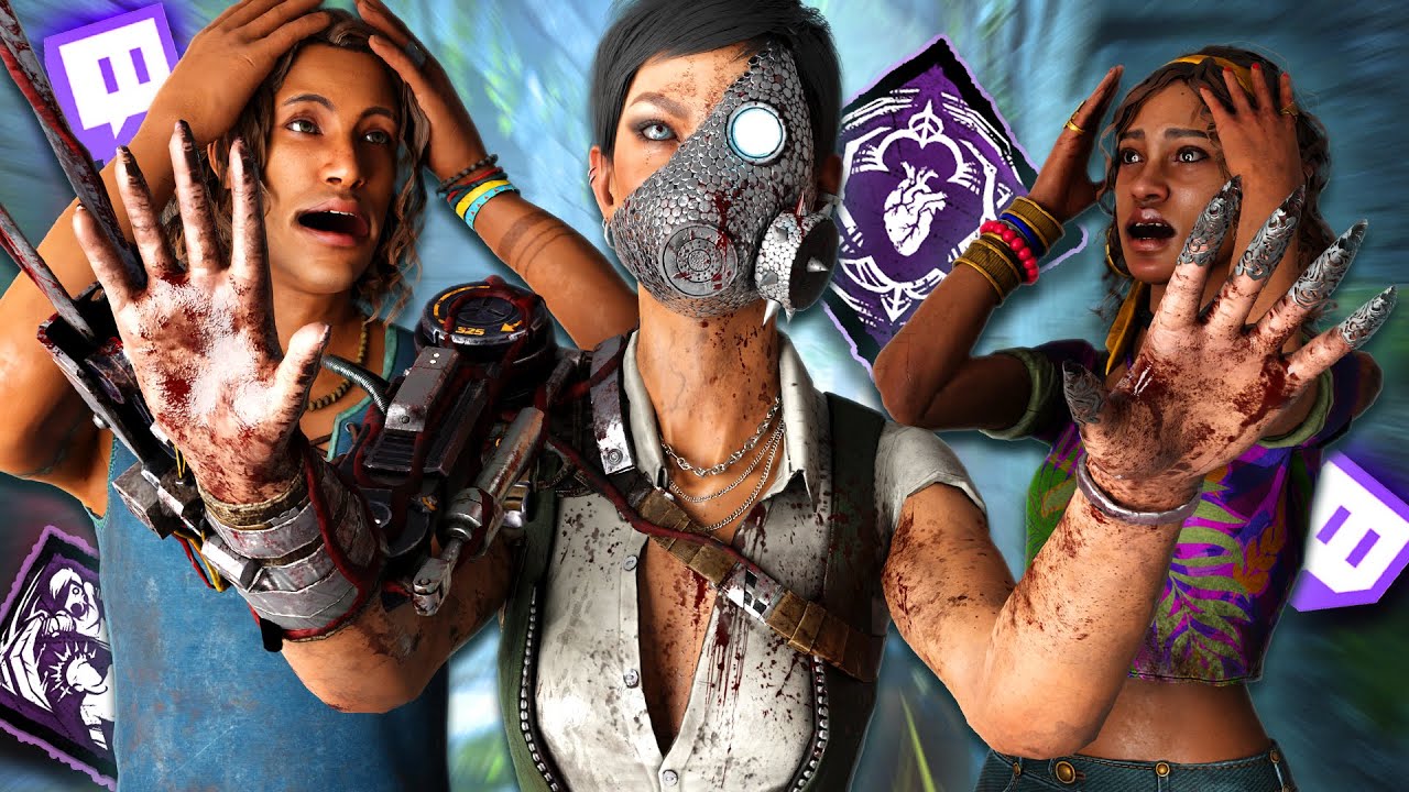 SCARIEST SKULL MERCHANT BUILD SELLS THE FEAR INTO TWITCH STREAMER! | Dead By Daylight PTB
