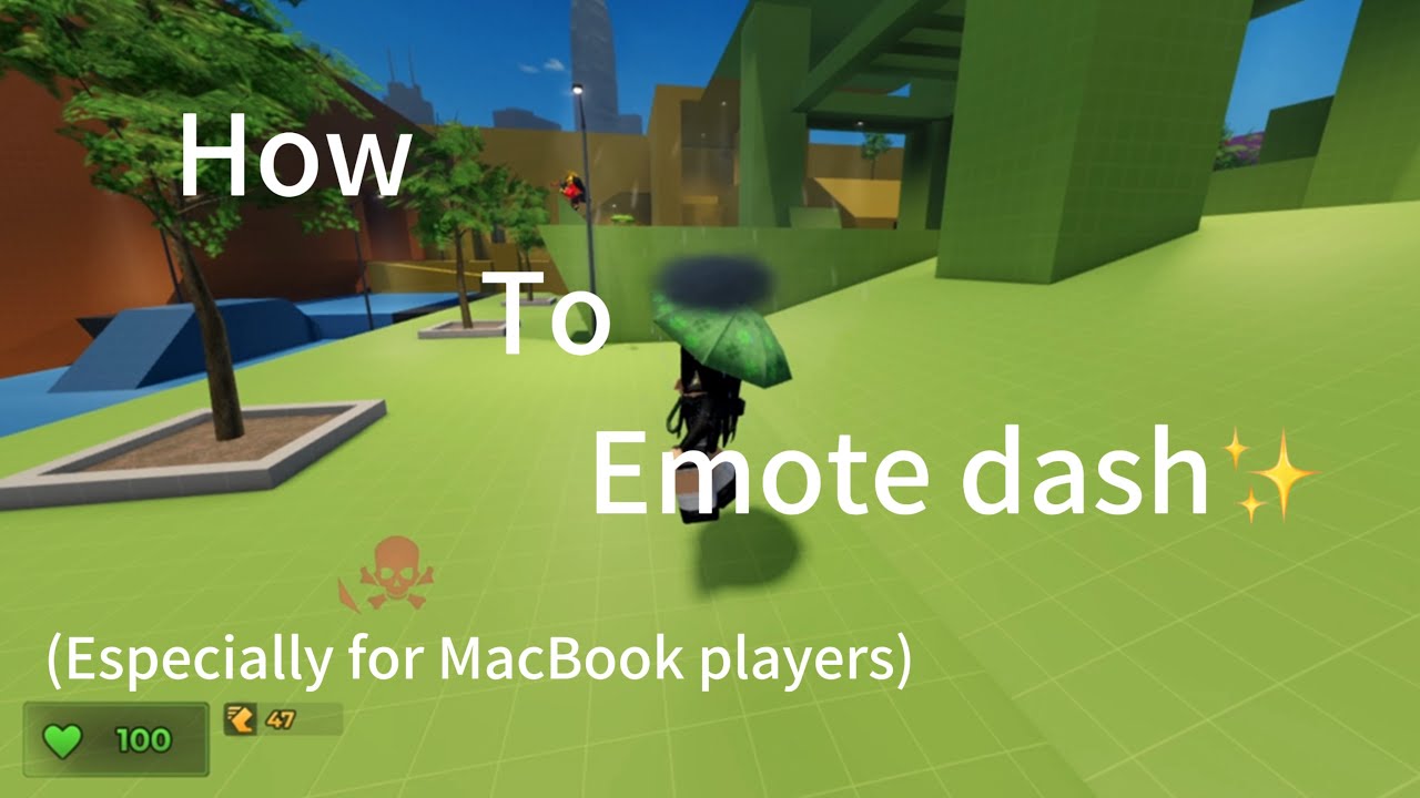 TUTORIAL ON How to Emote Dash in Evade, (FOR MACBOOK PLAYERS!) (also works for pc players too!)