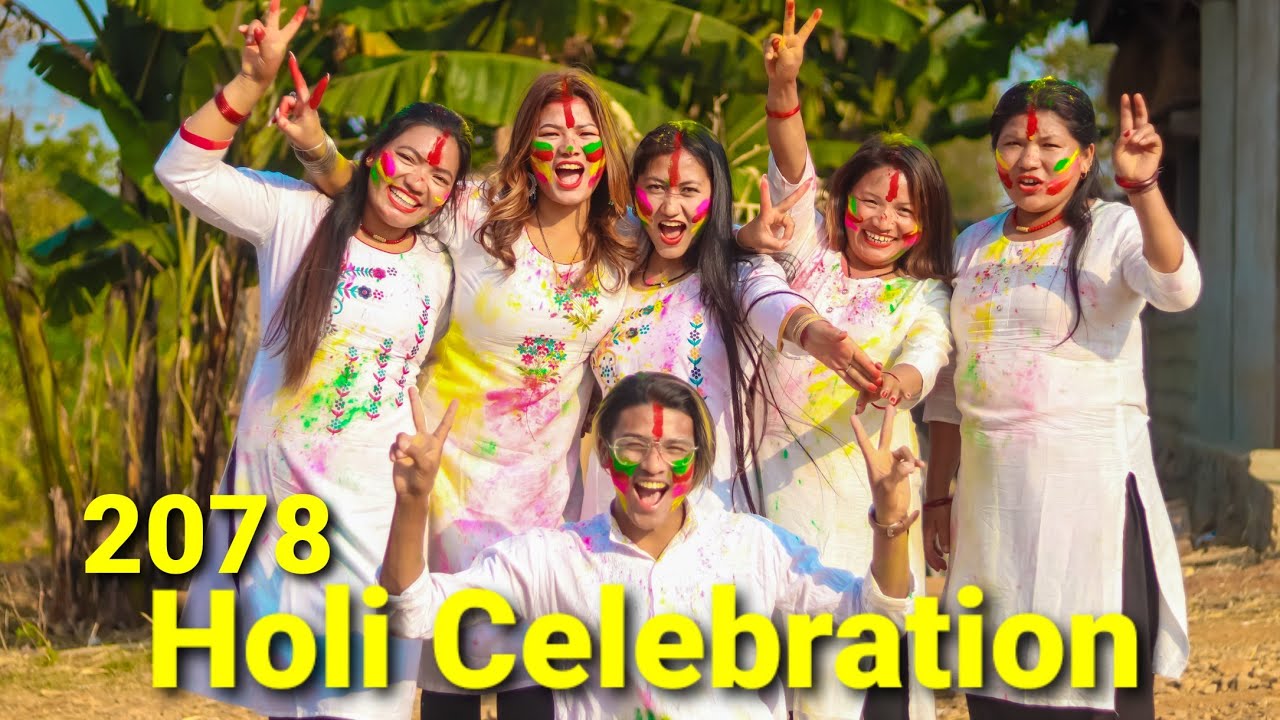 2078 Holi Celebration _ With Family _ Sundar Ghalan