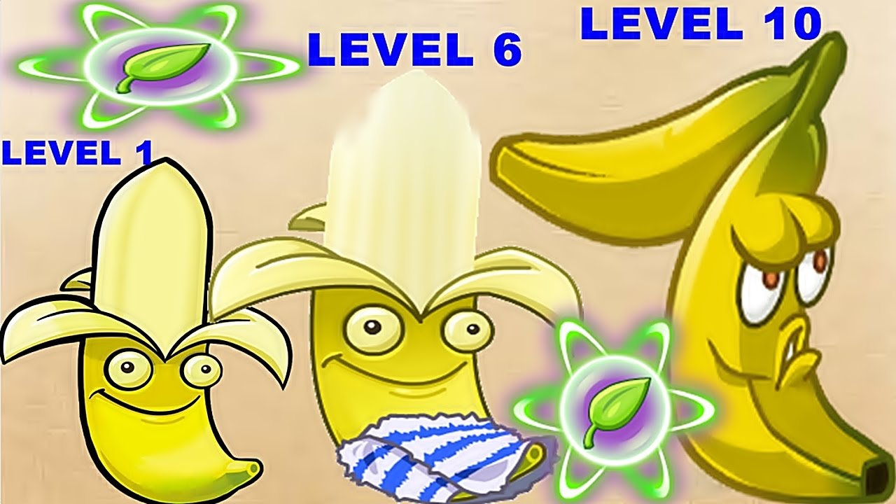 Banana Launcher Pvz2 Level 1-6-Max Level in Plants vs. Zombies 2: Gameplay 2017