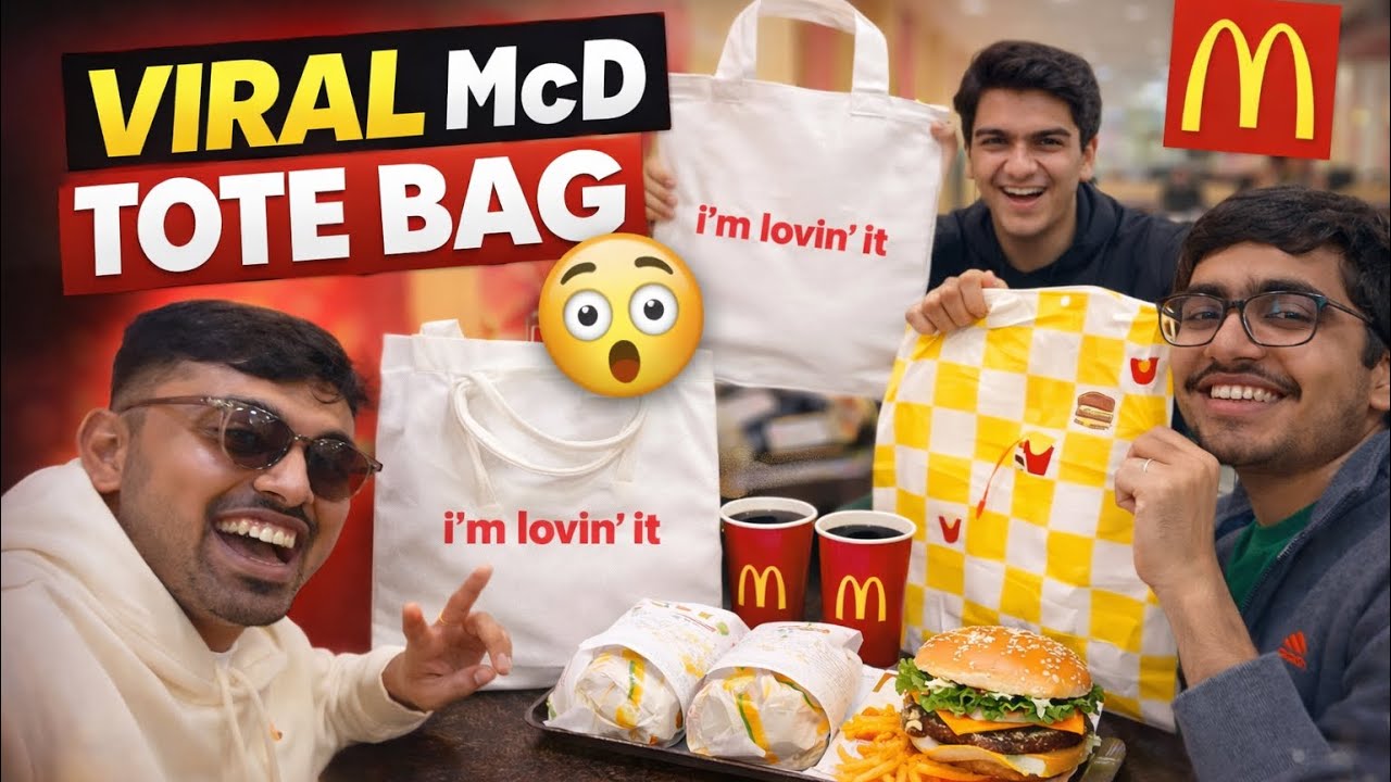 Random Plan, Viral McD Tote Bag 😭🔥
