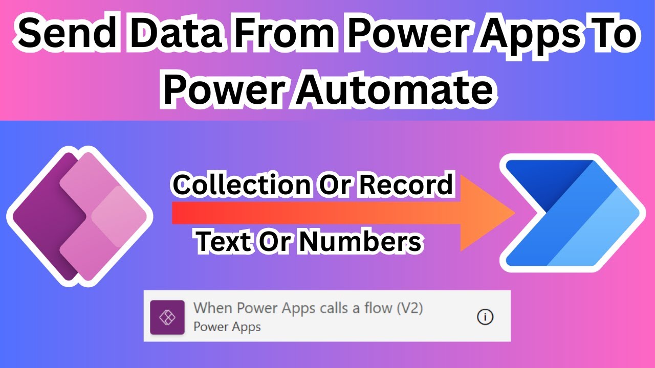 Отправка данных из Power Apps в Power Automate 2025