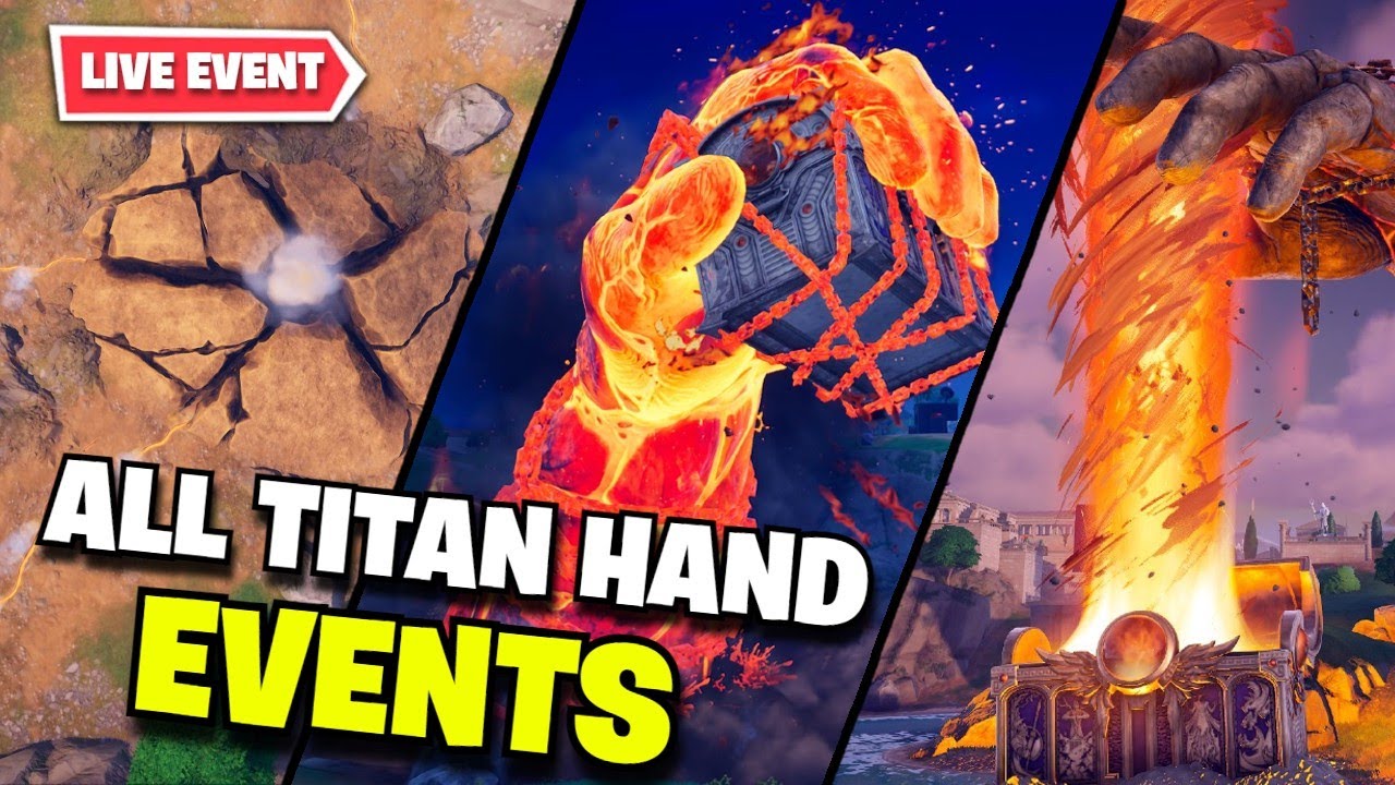 Fortnite | FULL TITAN HAND & PANDORA'S BOX Live Event Compilation - HD