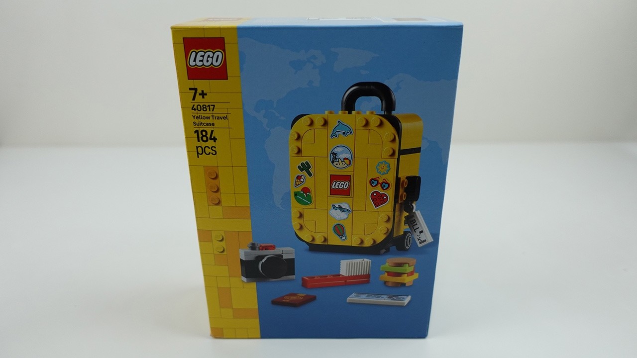 Checkout the cutest Travel suitcase from Lego - Yellow Travel Suitcase (40817)