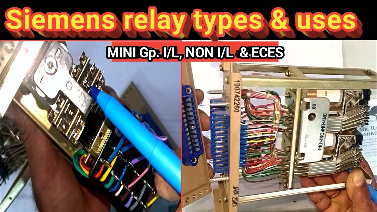 types of relay in railway, different types of relays , Siemens relay #snt@kumarsir2612