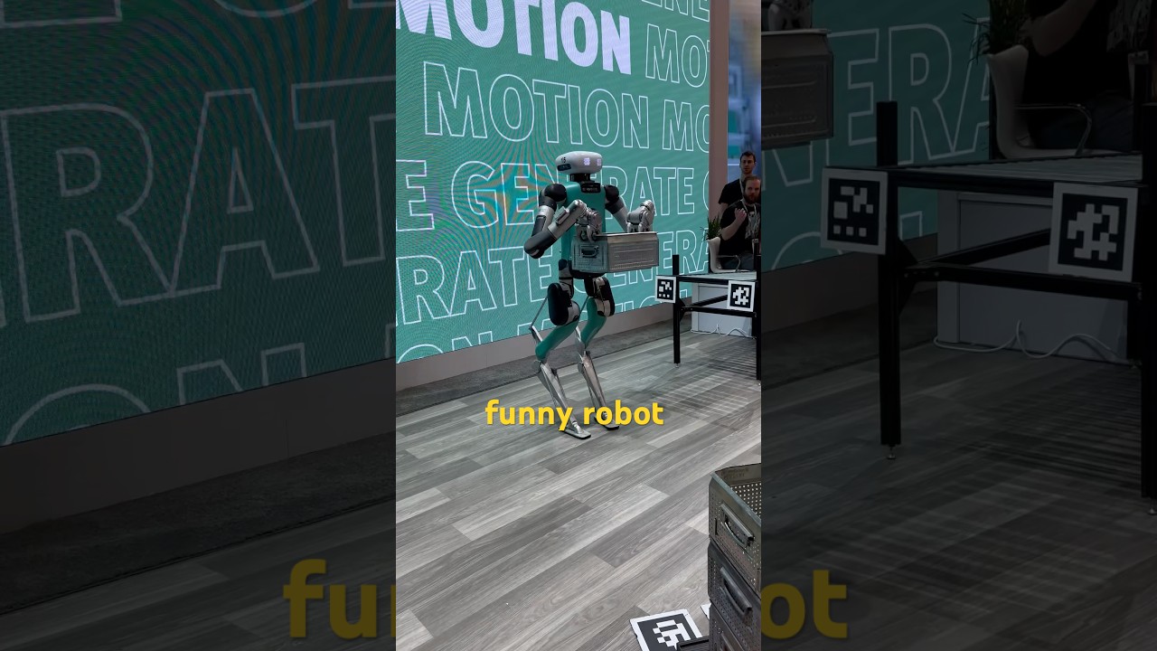 I can&rsquo;t stop laughing #lasvegas #ces #lvcc #robots
