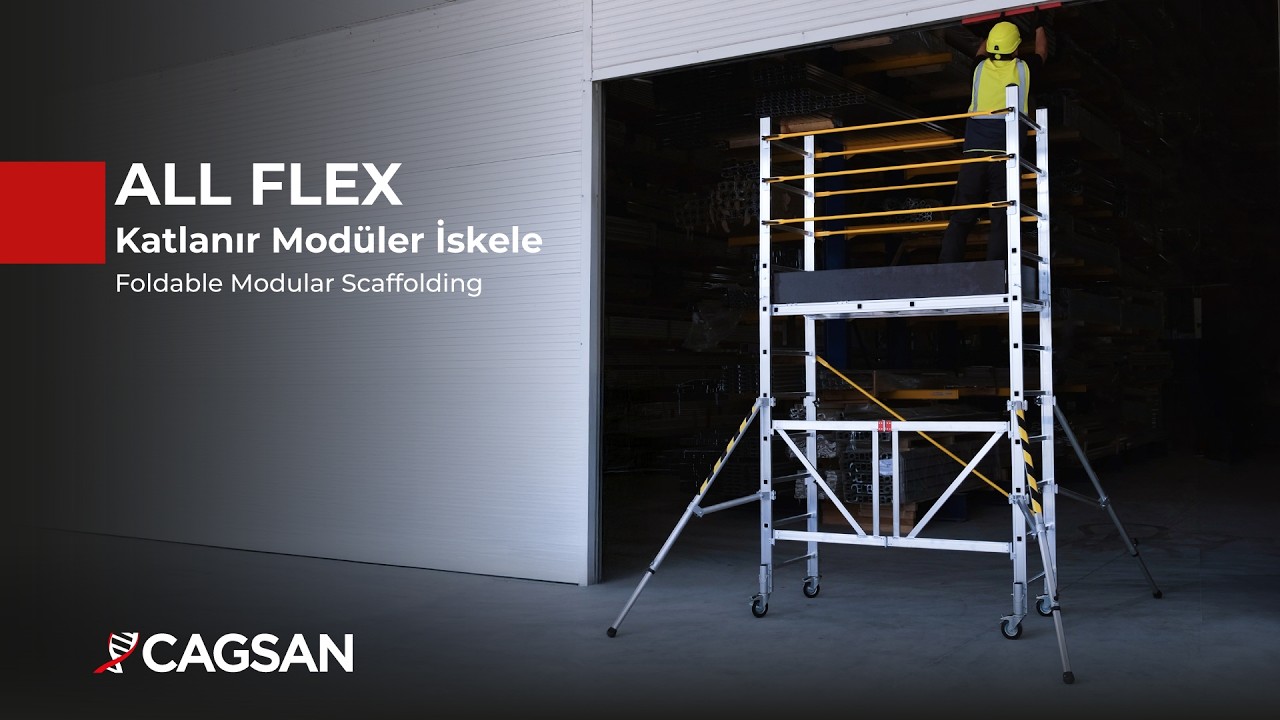 ALL-FLEX - Katlanır Modüler İskele | CAGSAN | Foldable Modular Scaffolding