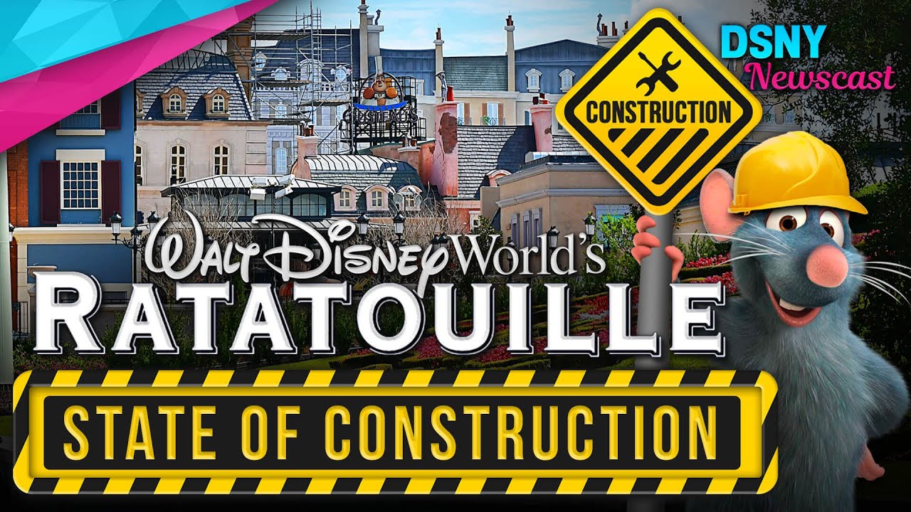 RATATOUILLE RIDE's State of Construction Before Walt Disney World Closure - Disney News - 4/10/20