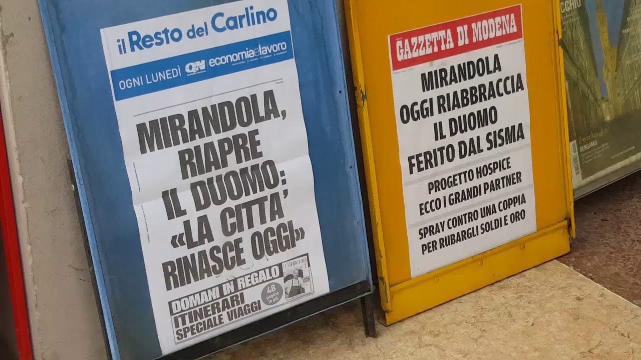 Il Duomo di Mirandola riapre dopo il sisma