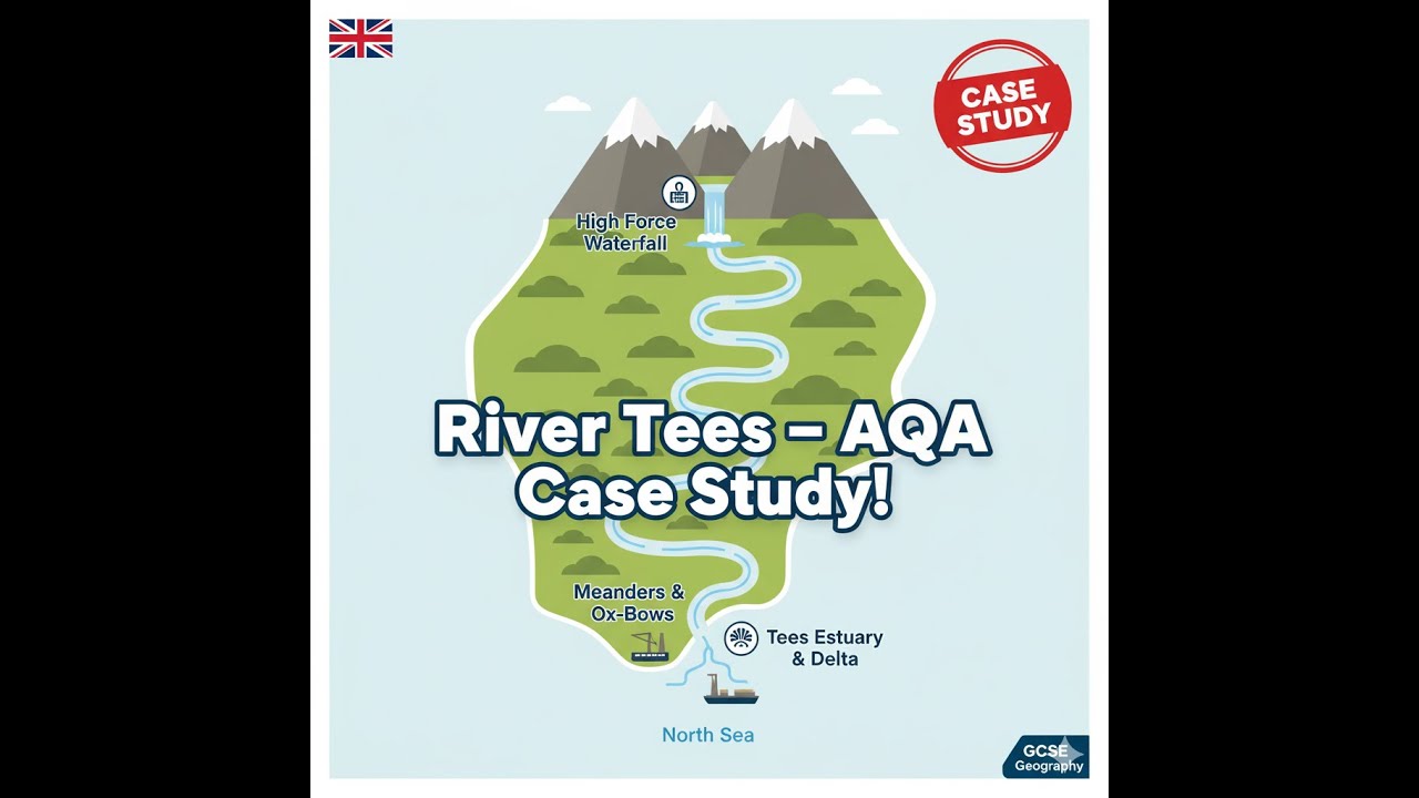 River Tees Case Study &ndash; Upper to Lower Course Explained | AQA GCSE Geography