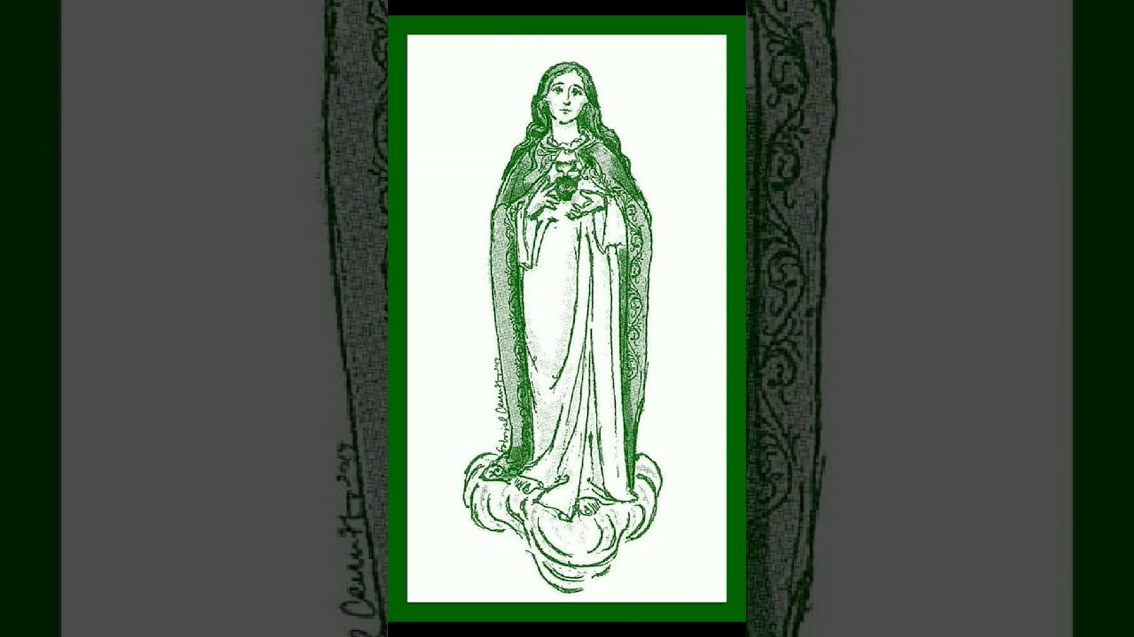Escapulario del Inmaculado Corazón de María o Escapulario Verde
