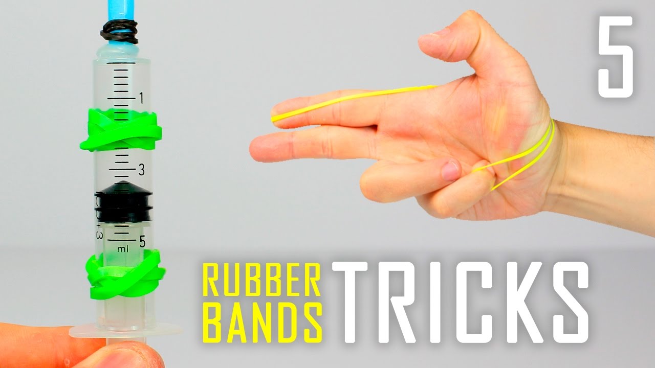 5 Rubber Bands Life Hacks