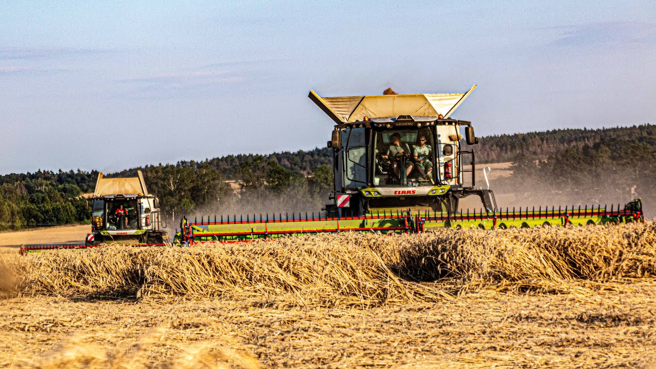 New Claas Lexion 8700TT & Convio 1080 | Claas Lexion 6800 | Claas Lexion 750TT | Žně 2020
