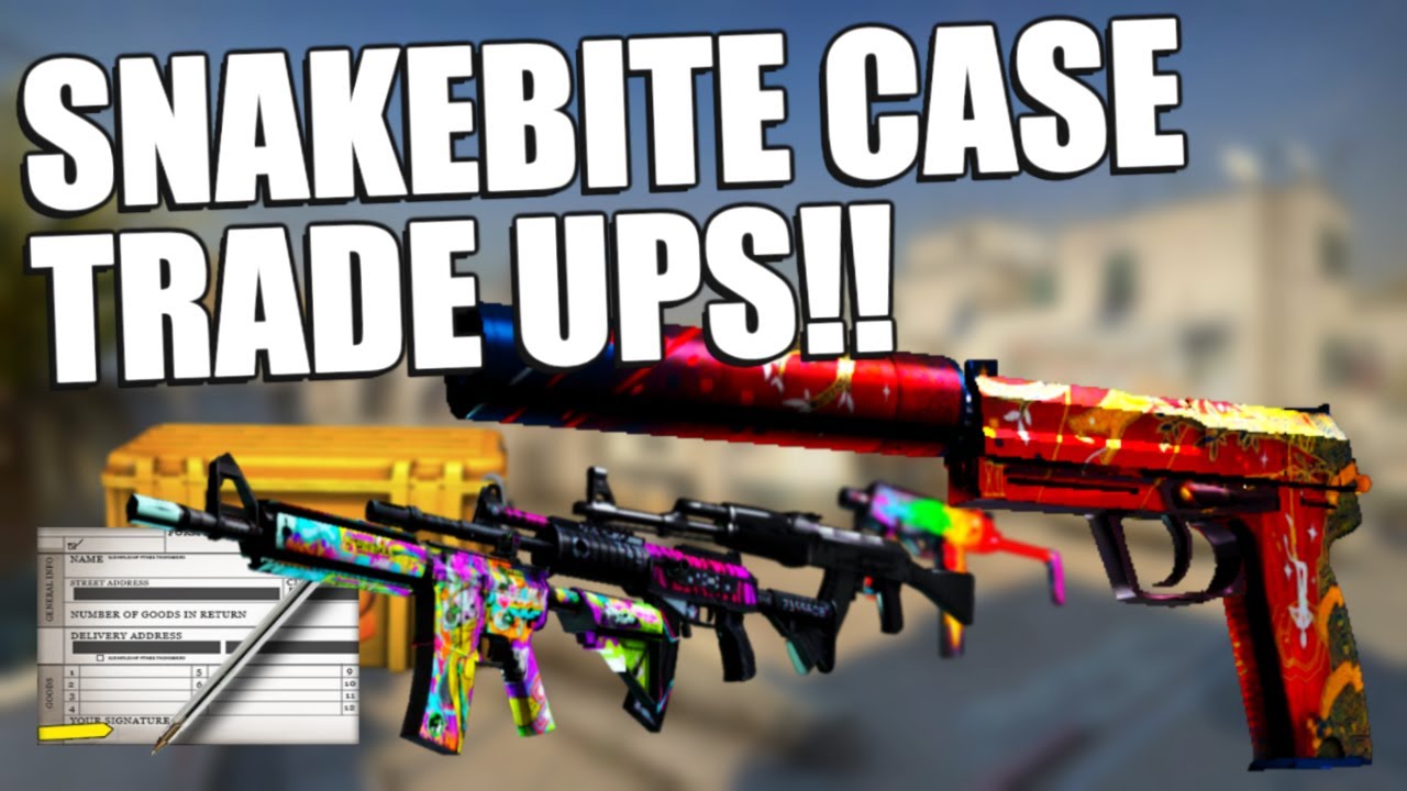 Doing TRADE UPS for the SNAKEBITE CASE SKINS!! | TDM_Heyzeus