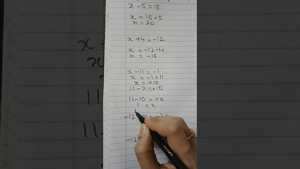 #solvinglinearequations# #linearequationsinonevariable  #transpositionmethod #@MenkaYourEduFriend