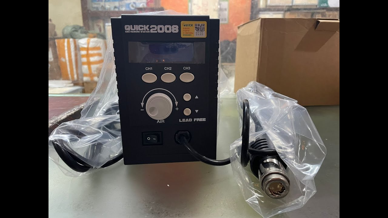 QUICK 2008 ESD Digital Hot Air Rework station 700W 220V Heat #msn#mobilesparesnagpur#