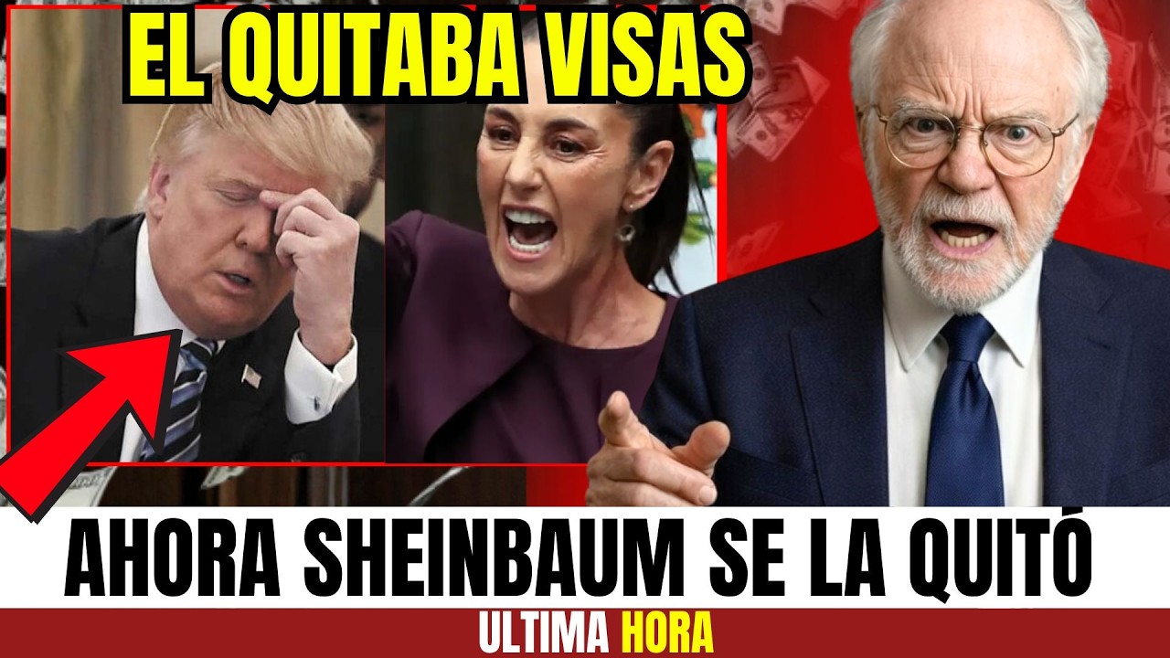 ¡KARMA! Trump QUITÓ VISAS a mexicanos y ahora México SE LAS NIEGA a EE.UU.