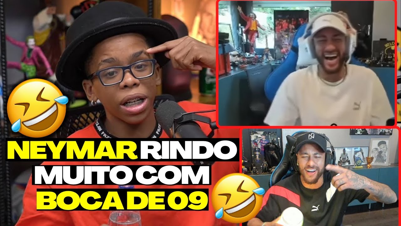 NEYMAR REAGIU MELHORES MOMENTOS BOCA DE 09 NO PODPAH - ELE RIU MUITO...🤣🤣  | CORTES PRO GAMERS