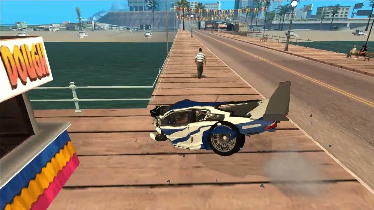 GTA SA Insane BMW M3 GTR Realistic Crashes Ep2