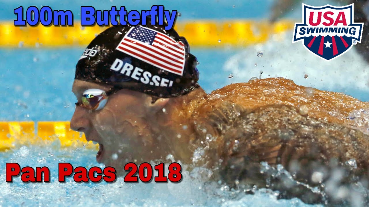 Men&rsquo;s 100m Butterfly Final - Pan Pacs 2018