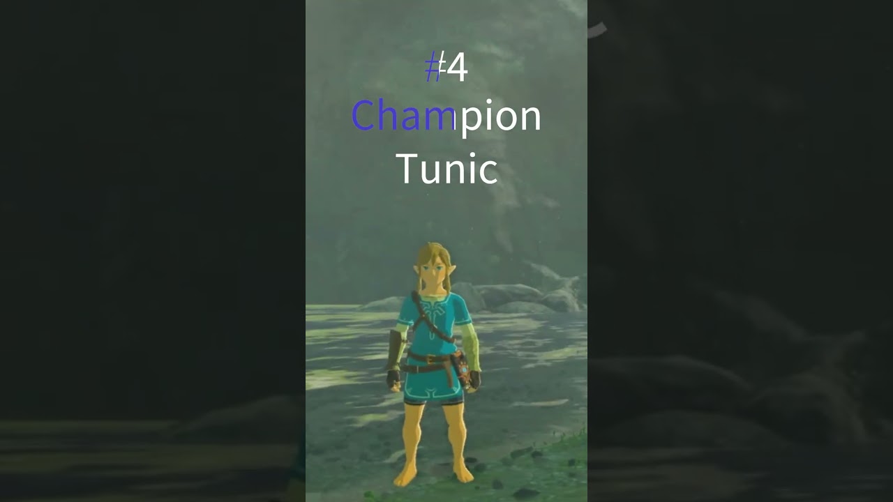 Pro Tips | 5 Best Armor / Outfits | Zelda Breath of the Wild #shorts #zelda #botw #speedrun #top