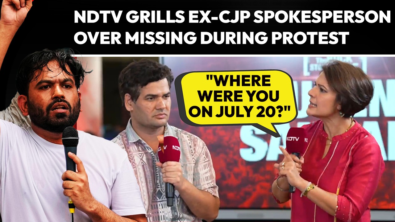 CJP Protest LIVE | NDTV Asks Ex-CJP Spokesperson Vijeta Dahiya Why Key Leaders Were Missing | CJP