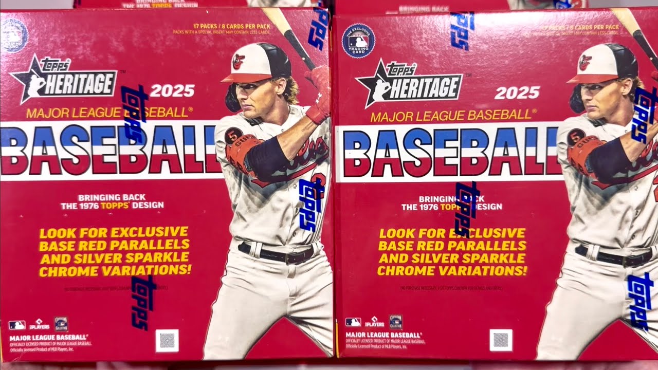 RETAIL REVIEW!  2025 TOPPS HERITAGE MEGA BOXES!  ARE THEY GOOD?