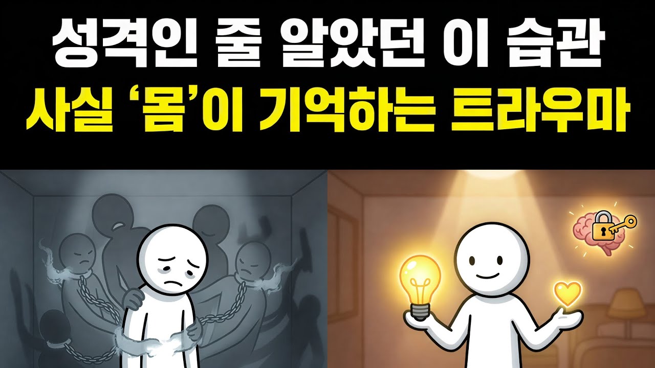 당신이 매일 반복하는 이 5가지 습관, 사실 트라우마였습니다 | 예민한 게 아니라 당신의 몸이 기억하고 있는 겁니다