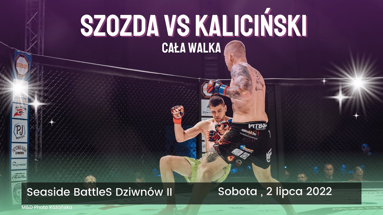 ZNOKAUTOWAŁ BYŁEGO ZAWODNIKA KSW I ACB - Grzegorz SZOZDA vs Maciej KALICIŃSKI [CAŁA WALKA] | SBS II