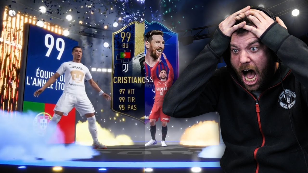 MESSI 99, RONALDO 99 - BEST OF PACK SUR FIFA19