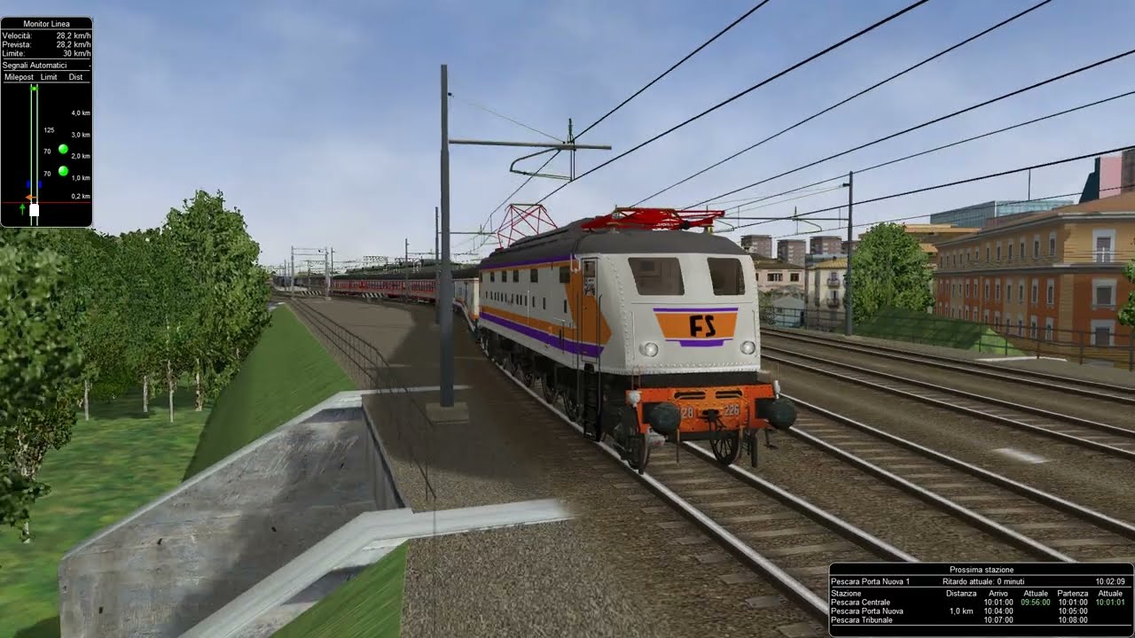 OPEN RAILS ITALIA TRENO REGIONALE 21457 PESCARA C LE TERMOLI