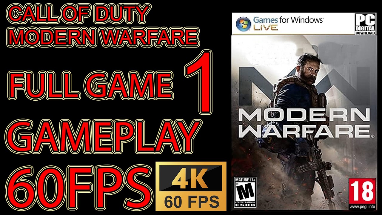 Call of Duty: Modern Warfare 2019 FULL GAME 100% LONGPLAY 4K 60FPS #modernwarfare #callofduty #cod