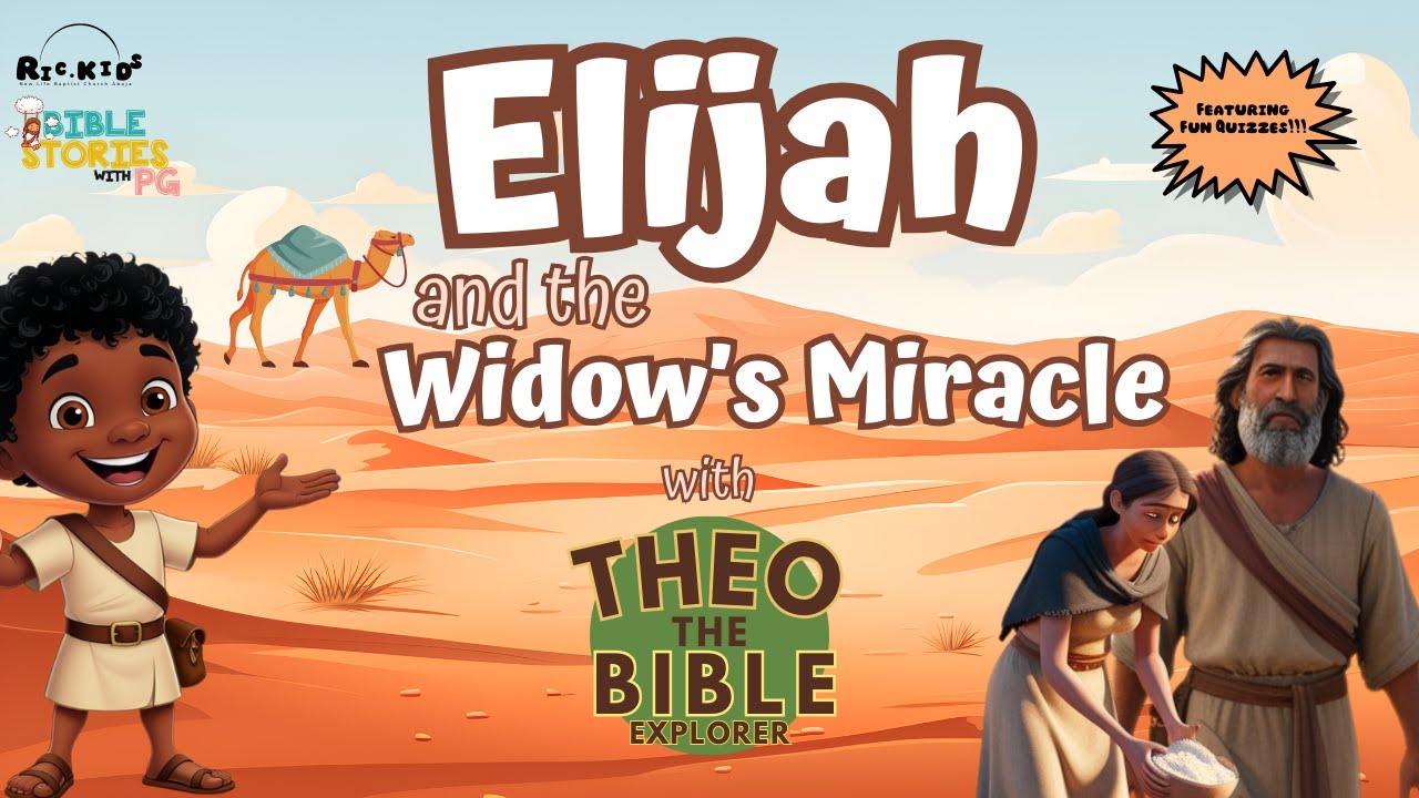 🔥 Elijah and the Widow – A Bible Story for Kids  🙌 God Provides! 🍞