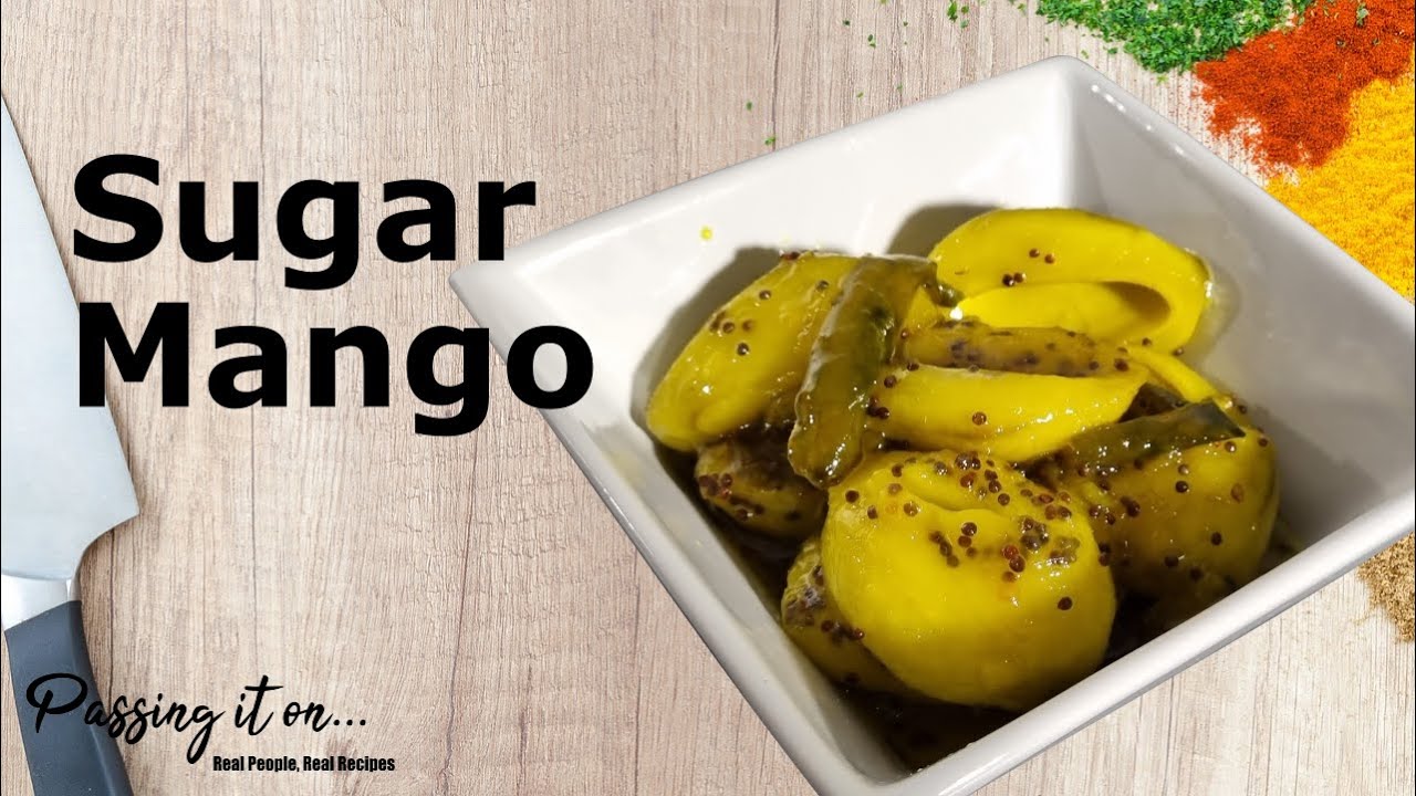 Рецепт сахарного манго