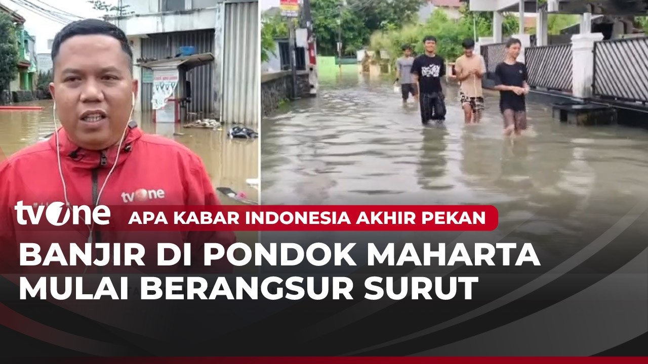 Banjir di Perumahan Maharta Tangsel dan Daan Mogot Mulai Berangsur Surut | AKAP