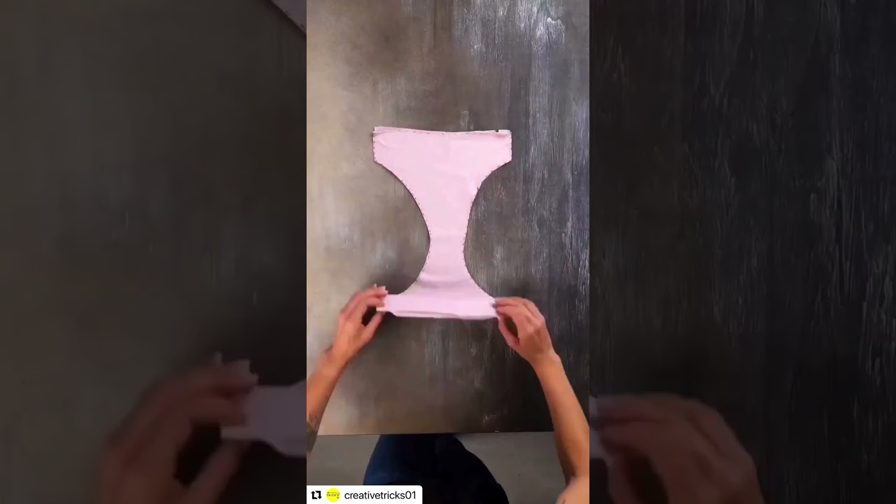 Mini Tutorial: DIY create your own bikini bottom pattern 
