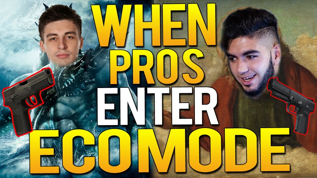 CS:GO - WHEN PRO PLAYERS ENTER ECO-MODE(BEST ECO  ROUNDS EVER!)