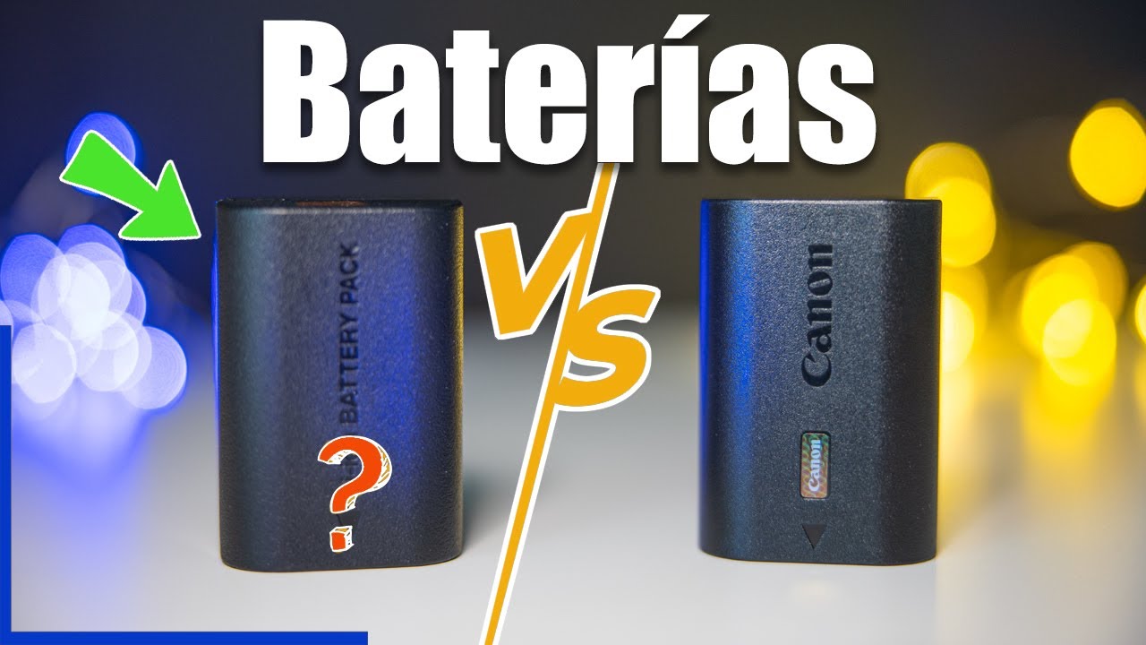 📌 ORIGINALES vs Imitación? Antes de COMPRAR baterías🔋CANON LP-E6NH