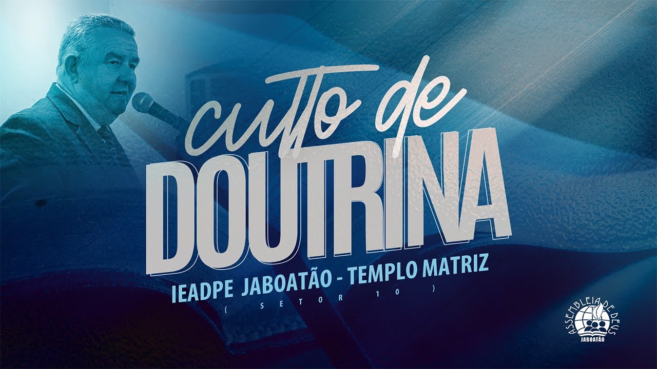 AO VIVO | CULTO DE DOUTRINA | 30/01/26 - IEADPE JABOATÃO