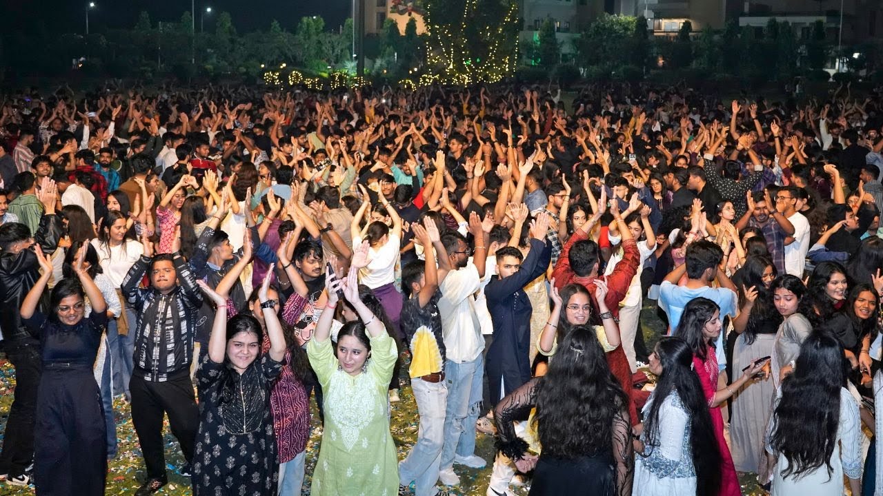Navratri Extravaganza: ’Bollywood Dandiya Night’ with DJ Shiva at Chitkara University