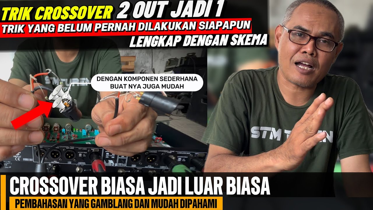 CROSSOVER BIASA JADI ISTIMEWA ‼️|| Trik Crossover 2 Out jadi 1 || Crossover 2 Way Jadi Full Range