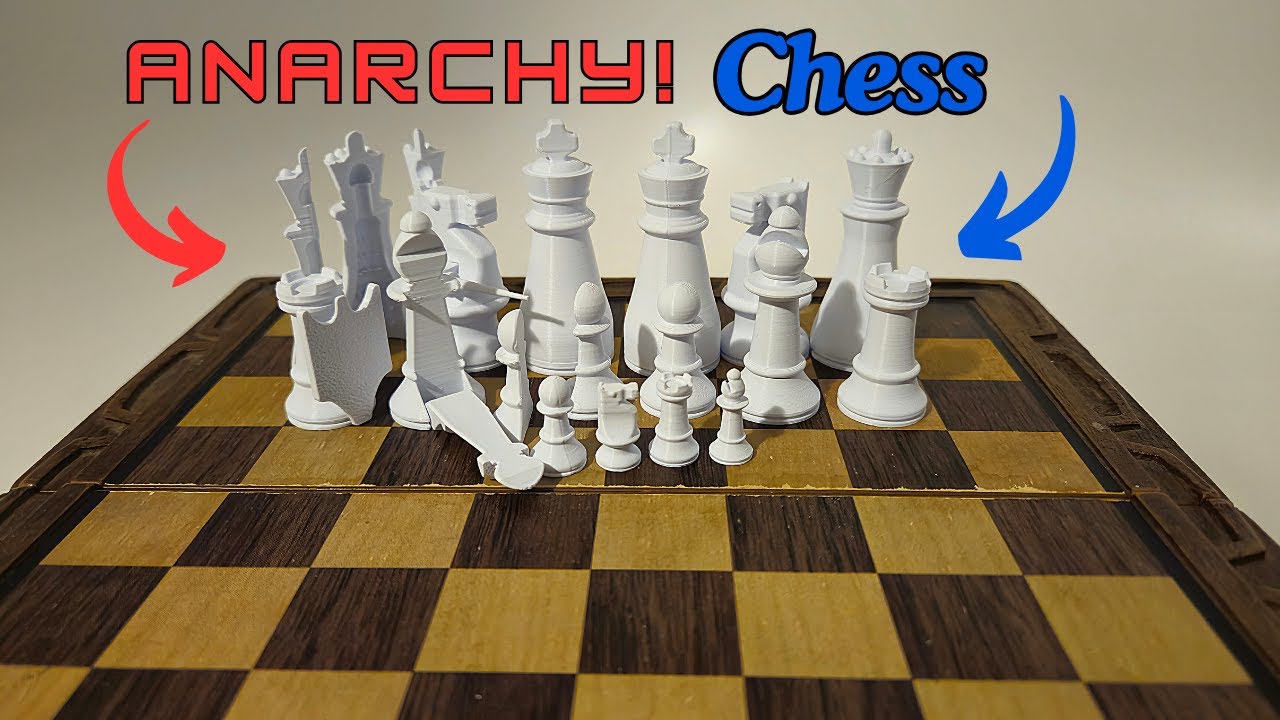 I Designed and 3D Printed Two Custom Chess Sets in a Week!